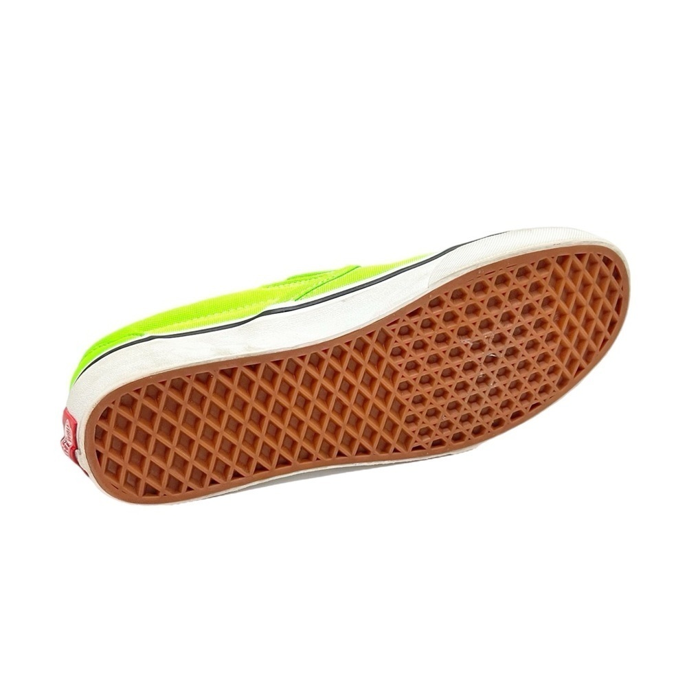 VANS | Vintage Y2K women's neon green canvas slip on skate sneakers - Picture 8 of 8